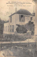 CPA 91 ARPAJON / PLACE DU MARCHE / ETABLISSEMENT DE BAINS P.LANTERIE / HYDROTHERAPIE - Arpajon