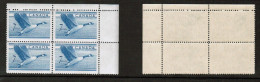 CANADA   Scott # 320** MINT NH Upper Right CORNER BLOCK Of 4 (CPB-75) - Blocks & Sheetlets