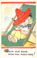 Humour - Dear Old Dear Wish You Were Here ! - Mabiel Lucie Attwell - Carte Postale Ancienne - Humorvolle Karten