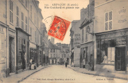 CPA 91 ARPAJON / RUE GUICHARD / GRANDE RUE - Arpajon