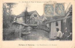 CPA 91 SAVIGNY ET MORSANG / LES BLANCHISSERIES / BRASSERIE - Savigny Sur Orge