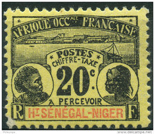 Haut Sénégal Et Niger (1906) Taxe N 4 * (charniere) - Other & Unclassified