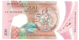 VANUATU 200 VATU Année 2020 Petits N° 206 - Vanuatu