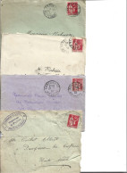 12 Enveloppes Timbre Type PAIX / 70 GRAY AMANCE ESPREL  FAVERNEY CHAMPLITTE LURE JUSSEY VAIVRE ST LOUP - 1932-39 Paix