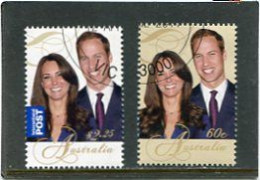 AUSTRALIA - 2011   ROYAL WEDDING  SET   FINE USED - Used Stamps