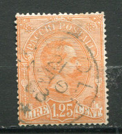 24886 ITALIE  Colis-postaux  N°5° 1L25 Orange Humbert 1er    1884  B/TB - Colis-postaux