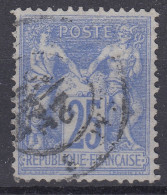 FRANCE CLASSIQUE : SAGE 25c OUTREMER N/B N° 68 OBLITERATION LEGERE - COTE 85 € - 1876-1878 Sage (Type I)