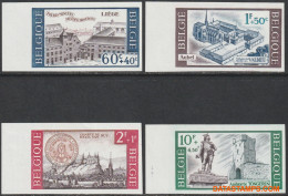 België 1966 - Mi:1442/1445, Yv:1385/1388, OBP:1385/1388, Stamp - □ - Cultural Issue - 1961-1980