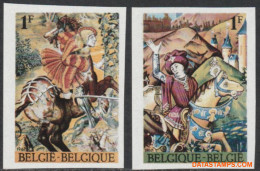 België 1967 - Mi:1482/1483, Yv:1425/1426, OBP:1425/1426, Stamp - □ - Plissier The Shit - 1961-1980