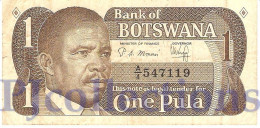 BOTSWANA 1 PULA 1983 PICK 6a VF - Botswana