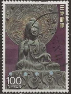 JAPAN 1989 National Treasures - 100y - Bronze Figure Of Yakushi (Buddha Of Medicine), Horyu Temple FU - Usados