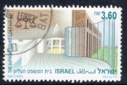 Israel 1992 Single Stamp Celebrating New Court Building  In Fine Used - Gebruikt (zonder Tabs)