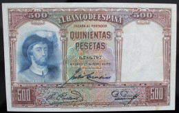 Espagne - 500 Pesetas - 1931 - PICK 84 - SUP+ - 500 Peseten