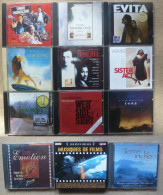 MUSIQUES DE FILMS - LOT 12 CD - E.MORRICONE EVITA PHILADELPHIA SISTER ACT TWIN PEAKS  WSS... - Filmmuziek