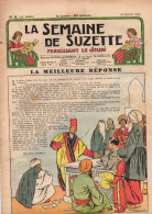 La Semaine De Suzette N°8 La Meilleure Réponse - Qui Est "Ah-Poo-Mik-Anin-Ny" - Bécassine Cherche Un Emploi...1937 - La Semaine De Suzette