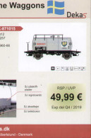 Catalogue DEKAS 2019 /04 Swedish Gasoline Waggons Englisch Ausgabe - English