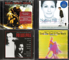 LOT 4 CD - MUSIQUES DE FILMS - NOTTING HILL, PHILADELPIA, BLACK HAWK DOWN... - Música De Peliculas