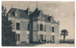 CPA 49 LA POSSONNIERE Château De La Chauminette - Chalonnes Sur Loire
