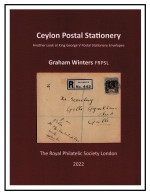 CEYLON - KGV 'Ceylon Postal Stationery' Envelopes By G.Winters (**) Literature - SRI LANKA - Sonstige & Ohne Zuordnung