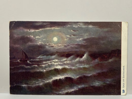 Rough Seas Gale Off Eastbourne, Sussex, Used 1903 Postcard Raphael Tuck & Sons - Eastbourne