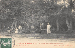 CPA 91 LA FOLIE BESSIN / LES BOSQUETS / CHEMIN CONDUISANT AU BOIS / Cliché Rare - Other & Unclassified