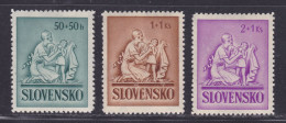 SLOVAQUIE N°   61 à 63 ** MNH Neufs Sans Charnière, Avec Adhérences (D9963) Au Profit De L'enfance - 1941 - Ongebruikt