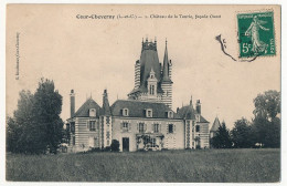 CPA - COUR-CHEVERNY (Loir Et Cher) - Château De La Taurie, Facade Ouest - Cheverny