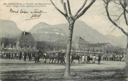 GRENOBLE TERRAIN MANOEUVRE CACHET SOCIETE DE SECOURS AUX BLESSES MILITAIRES COMITE DE GRENOBLE HOPITAL AUXILIAIRE N°62 - Grenoble