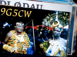 QSL CARD GANA  GHANA VILLAGE CHIEF 2000  JH9686 - Ghana - Gold Coast