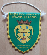 Centro Social Desportivo De Câmara De Lobos Portugal Football Club Calcio PENNANT, SPORTS FLAG ZS 3/8 - Habillement, Souvenirs & Autres