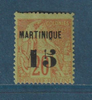 Martinique - YT N° 5 * - Neuf Avec Charnière - 1888 1891 - Unused Stamps