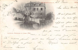 Montbéliard Institution Protestante Précurseur Blazer Oblitération 1898 - Montbéliard