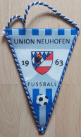 Union Neuhofen Germany Football Club Soccer Fussball Calcio Futbol Futebol PENNANT, SPORTS FLAG ZS 3/9 - Uniformes Recordatorios & Misc