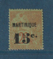 Martinique - YT N° 16 * - Neuf Avec Charnière - 1888 / 1891 - Unused Stamps