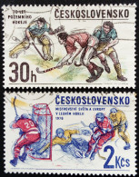 Tchécoslovaquie Czechoslovakia Ceskoslovensko 1978 Sport Hockey Yvert 2266 2270 O Used - Jockey (sobre Hierba)