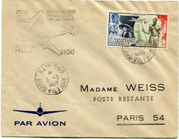 VIET-NAM / INDOCHINE LETTRE PAR AVION DEPART HAIPHONG 3-3-1950 NORD VIETNAM POUR LA FRANCE - Viêt-Nam