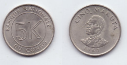 Congo 5 Makuta 1967 - Congo (République Démocratique 1998)