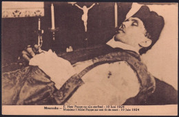 +++ CPA - MOERZEKE - Hamme - Monsieur L'Abbé Poppe Sur Son Lit De Mort - 1924   // - Hamme