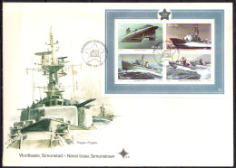 AFRIQUE DU SUD - Base Navale De Simonstown Feuillet FDC - FDC