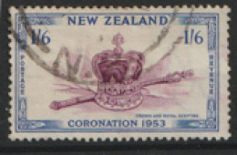 New Zealand   1953     SG 718  Coronation   Fine Used - Oblitérés