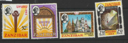 Zanzibar  1963  SG 390-3  Uhuru Unmounted Mint - Zanzibar (...-1963)