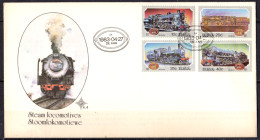 AFRIQUE DU SUD - Locomotives à Vapeur FDC - FDC