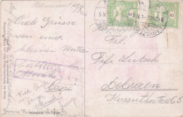 Romania, 1919, WWI Military Censored CENSOR ,POSTCARD,OCC.HUNGARY, POSTMARK SIBIU,NAGYSEBEN - 1. Weltkrieg (Briefe)