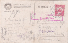 Romania, 1917, WWI Military Censored CENSOR ,POSTCARD,OCC.HUNGARY,POSTMARK BESZTRECE - 1ste Wereldoorlog (Brieven)