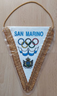 National Olympic Committee NOC San Marino PENNANT, SPORTS FLAG ZS 3/15 - Bekleidung, Souvenirs Und Sonstige