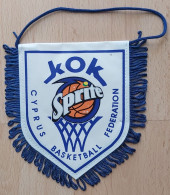 Cyprus Basketball Federation PENNANT, SPORTS FLAG ZS 3/10 - Apparel, Souvenirs & Other