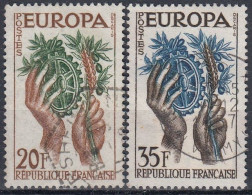 FRANCE 1157-1158,used - 1957