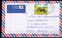BOTSWANA / Oblitérés / Used / 1979 - Théme Faune Sauvage / Lettre De 1993 - Botswana (1966-...)