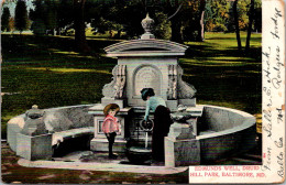 Maryland Baltimore Druid Hill Park Edmunds Well 1908 - Baltimore