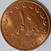 Qatar - 10 Dirham AH1393-1973, KM# 1 (#2032) - Qatar